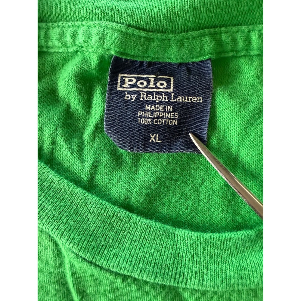 Polo Ralph Lauren Mens XL Green Graphic T-Shirt Anchor 1967 RL&Co Short Sleeve - Picture 3 of 5